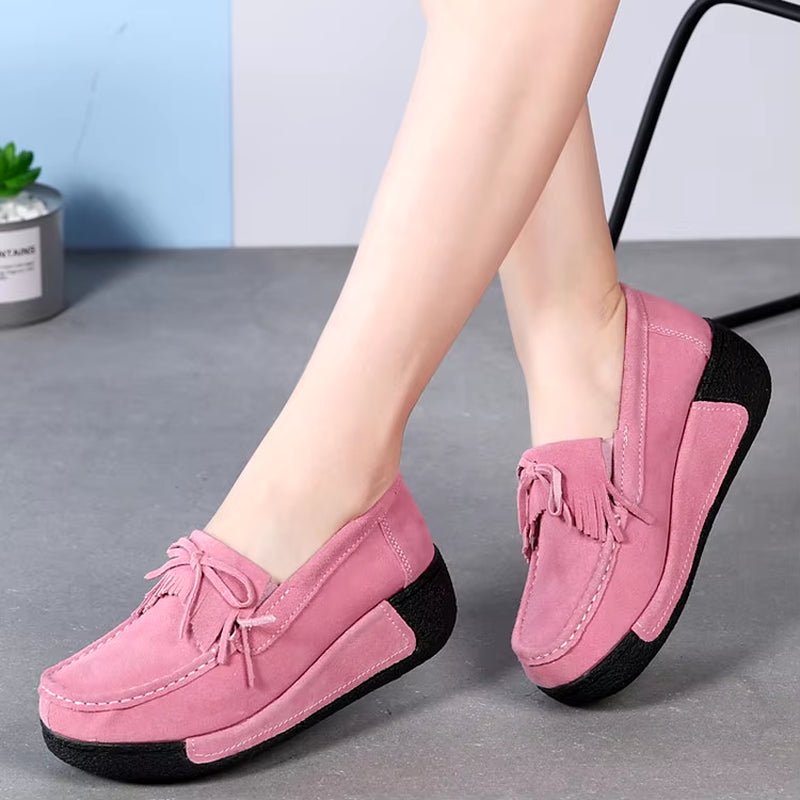 Autumn Winter Women Flats Shoes 