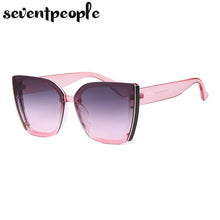 Load image into Gallery viewer,  2024 Luxury Brand Fashion Square Sun Glasses for Ladies