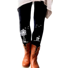 Load image into Gallery viewer, 2021 Spring Autumn Women'S Leggings Trousers Dandelion Print 