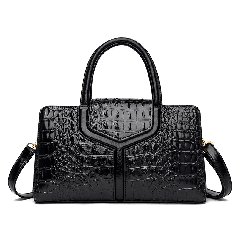  Crocodile Female Crossbody Shoulder Hand Bags 