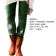 Load image into Gallery viewer, 2021 Spring Autumn Women'S Leggings Trousers Dandelion Print 