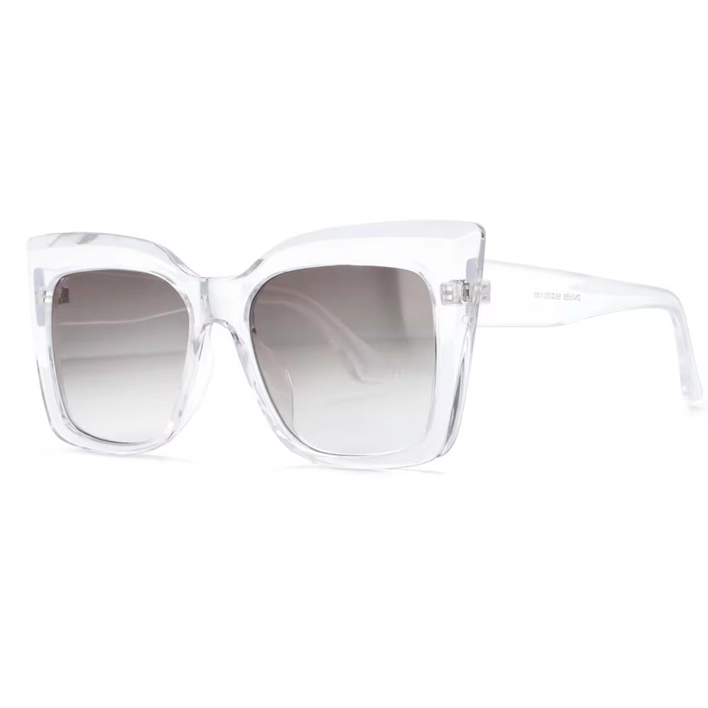53288 Square Oversized Cat Eye Sunglasses
