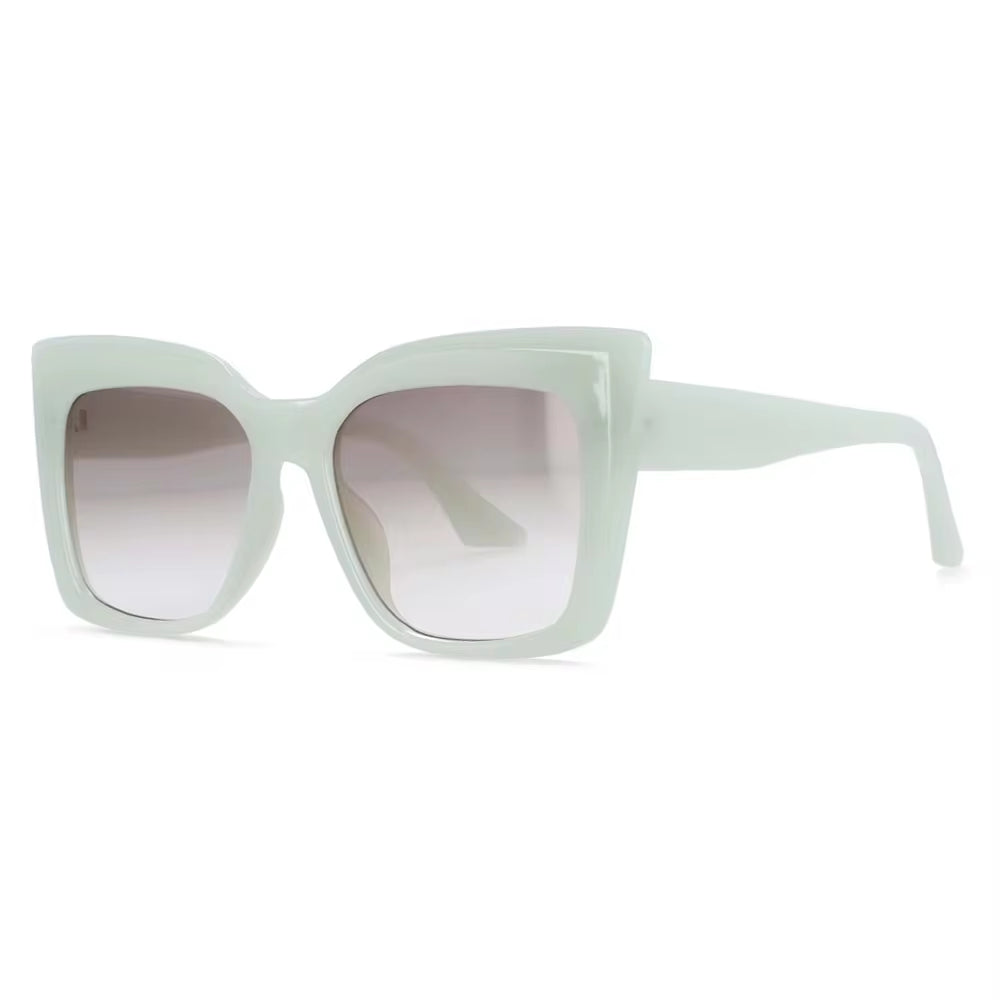 53288 Square Oversized Cat Eye Sunglasses