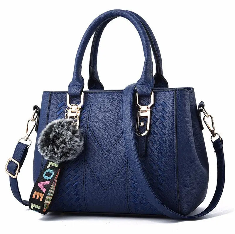 Embroidery Messenger Bags Women Leather Handbags 