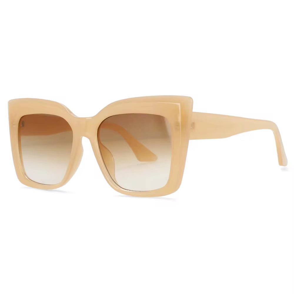 53288 Square Oversized Cat Eye Sunglasses