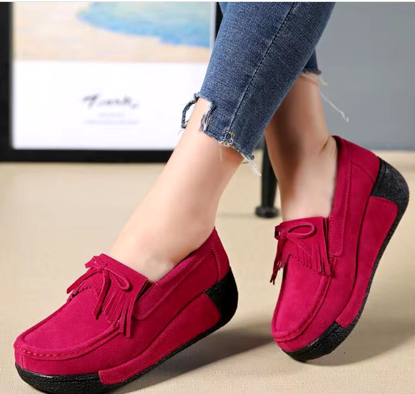 Autumn Winter Women Flats Shoes 