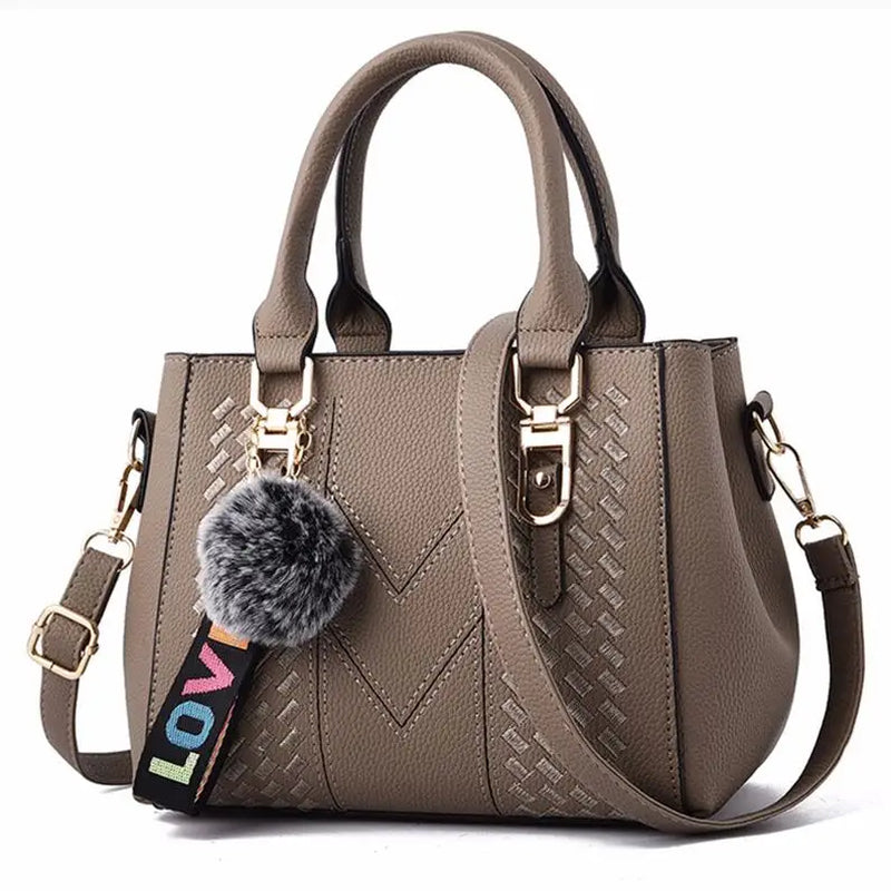 Embroidery Messenger Bags Women Leather Handbags 