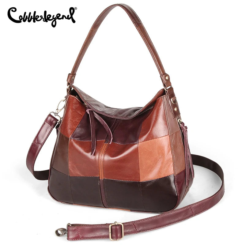 Classic Patchwork Large Casual Handbag