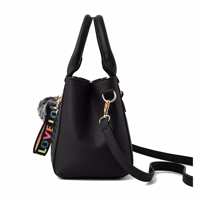 Embroidery Messenger Bags Women Leather Handbags 