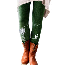 Load image into Gallery viewer, 2021 Spring Autumn Women'S Leggings Trousers Dandelion Print 