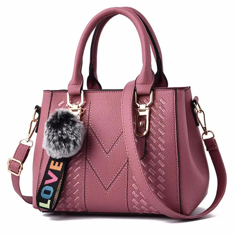 Embroidery Messenger Bags Women Leather Handbags 