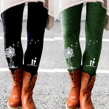 Load image into Gallery viewer, 2021 Spring Autumn Women'S Leggings Trousers Dandelion Print 