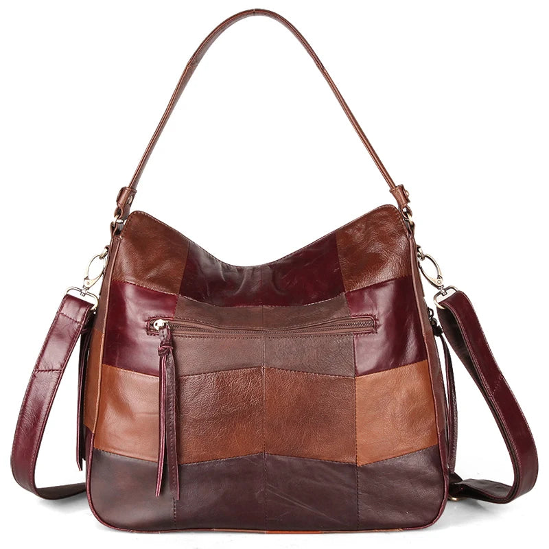 Classic Patchwork Large Casual Handbag