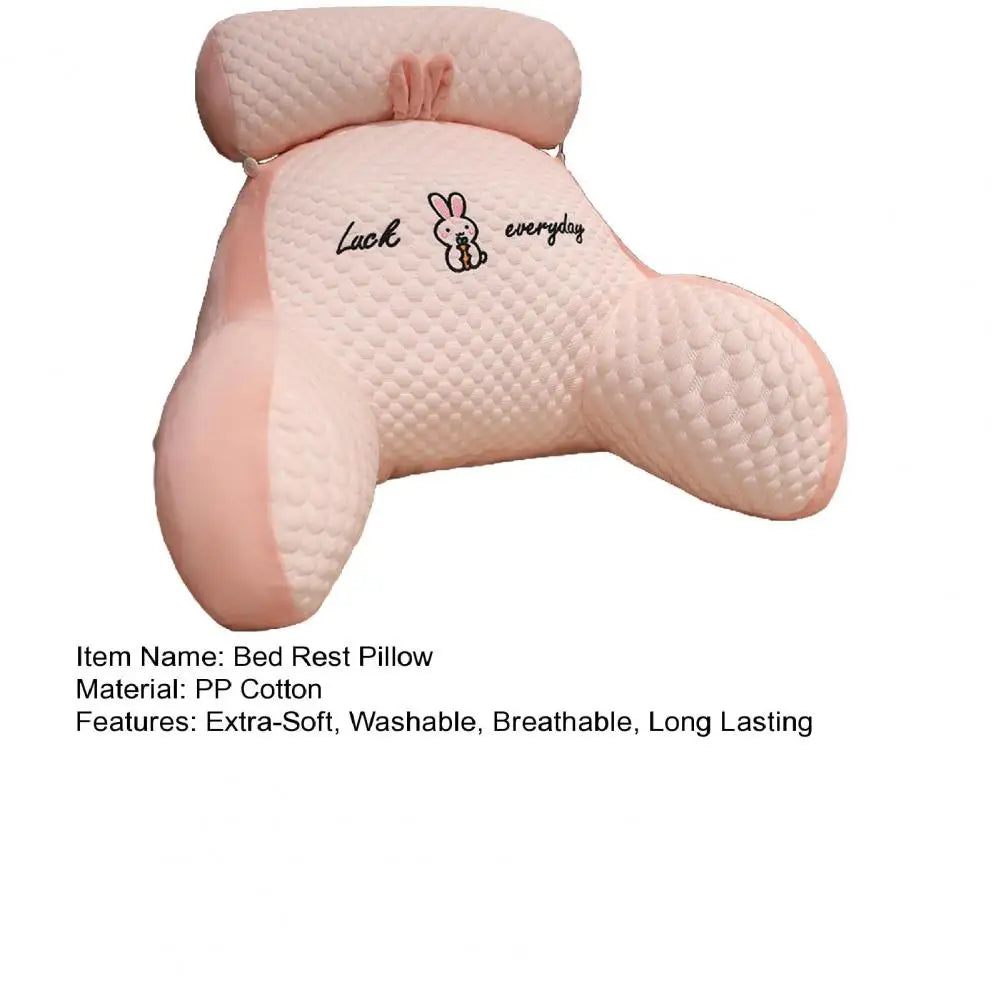 Bed Rest Reading Pillow With Arm S