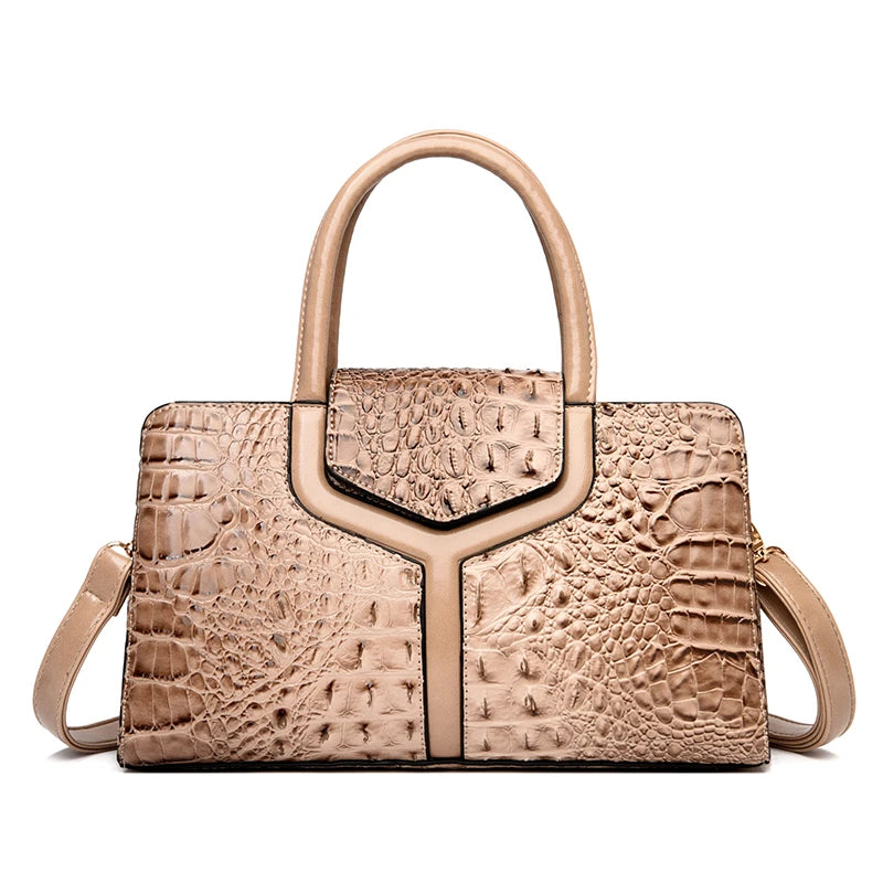  Crocodile Female Crossbody Shoulder Hand Bags 