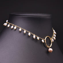 Load image into Gallery viewer, Women'S Fashion Natural Freshwater Pearl Tassel Necklace