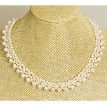 Load image into Gallery viewer, Women'S Fashion Natural Freshwater Pearl Tassel Necklace
