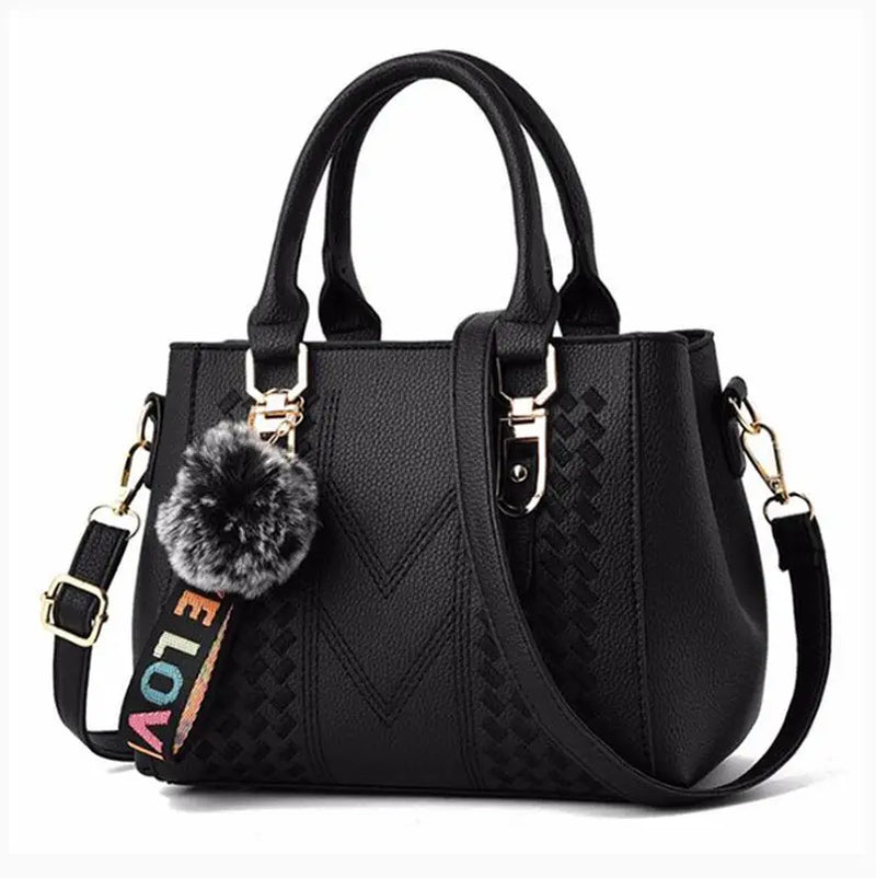 Embroidery Messenger Bags Women Leather Handbags 