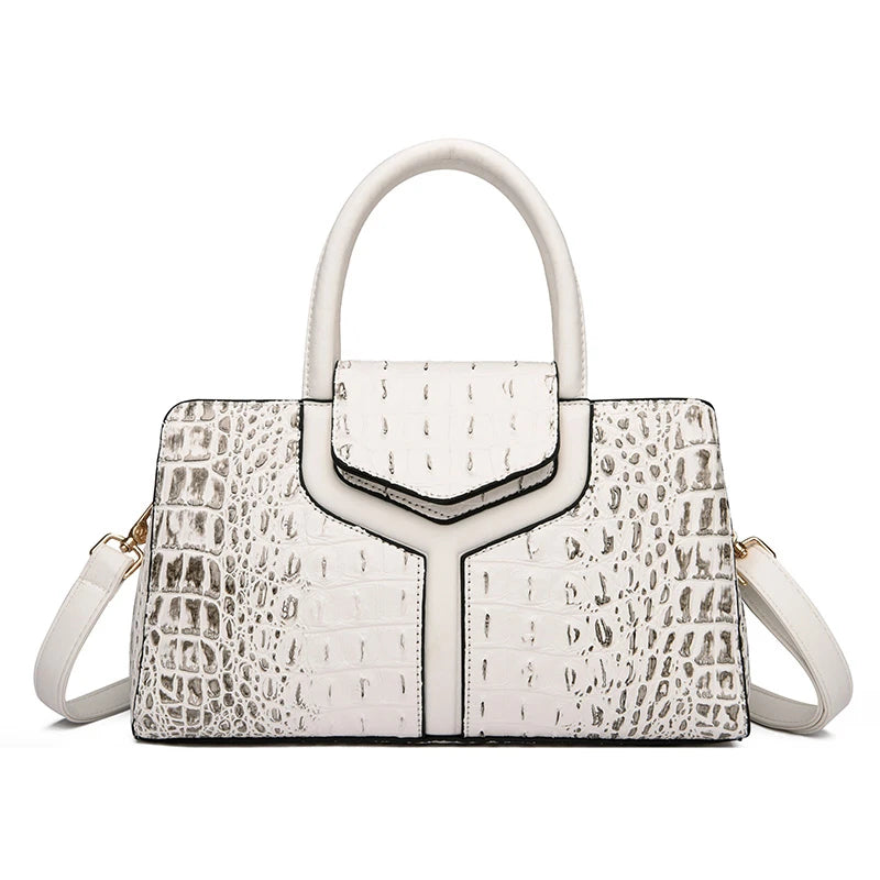  Crocodile Female Crossbody Shoulder Hand Bags 